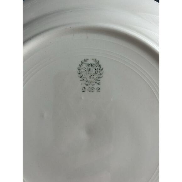 Taylor Smith & Taylor “Daphne” Cream Gold Set Lunch Plate 8” Bowl Tea Cup Saucer - Picture 5 of 10